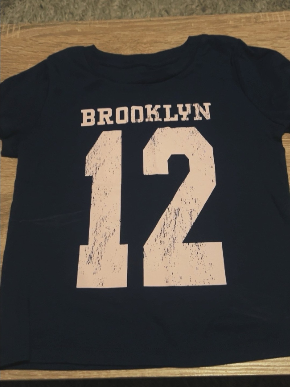 Kids Navy 'Brooklyn 12' Graphic Tee